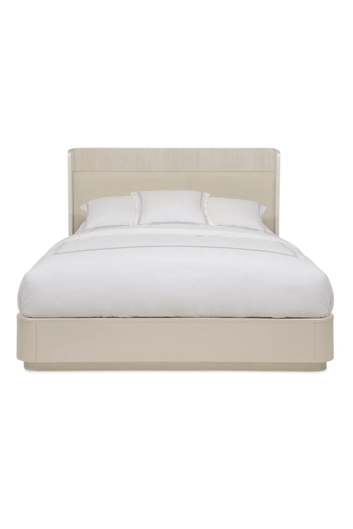 Cream Modern Bed