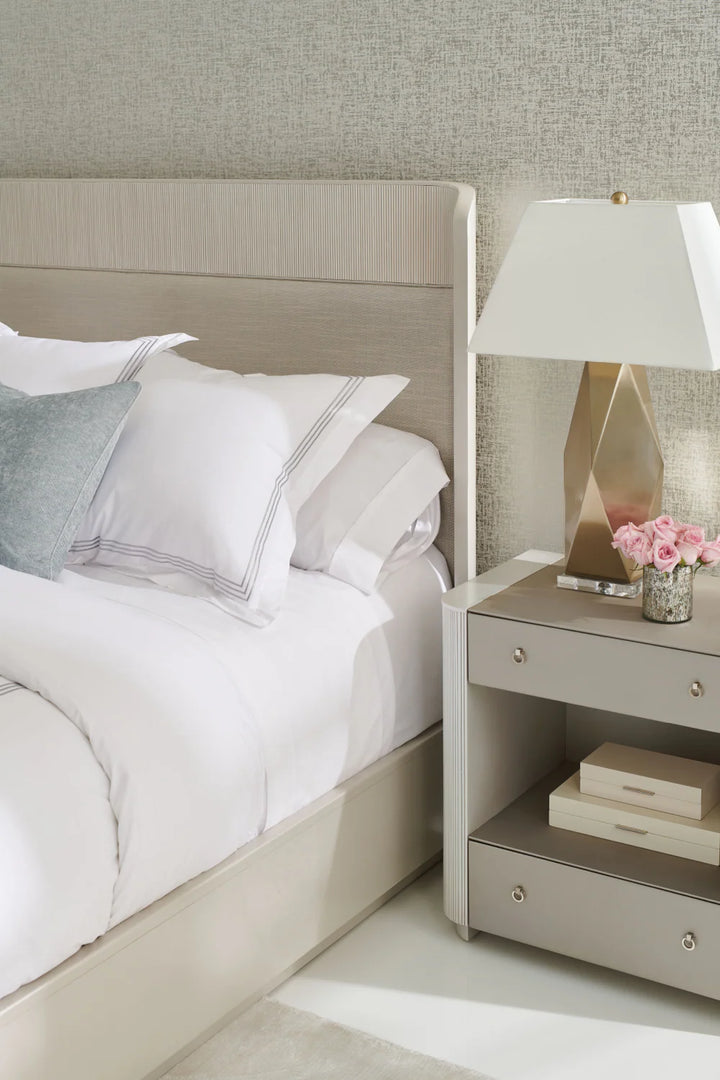 Cream Modern Bed
