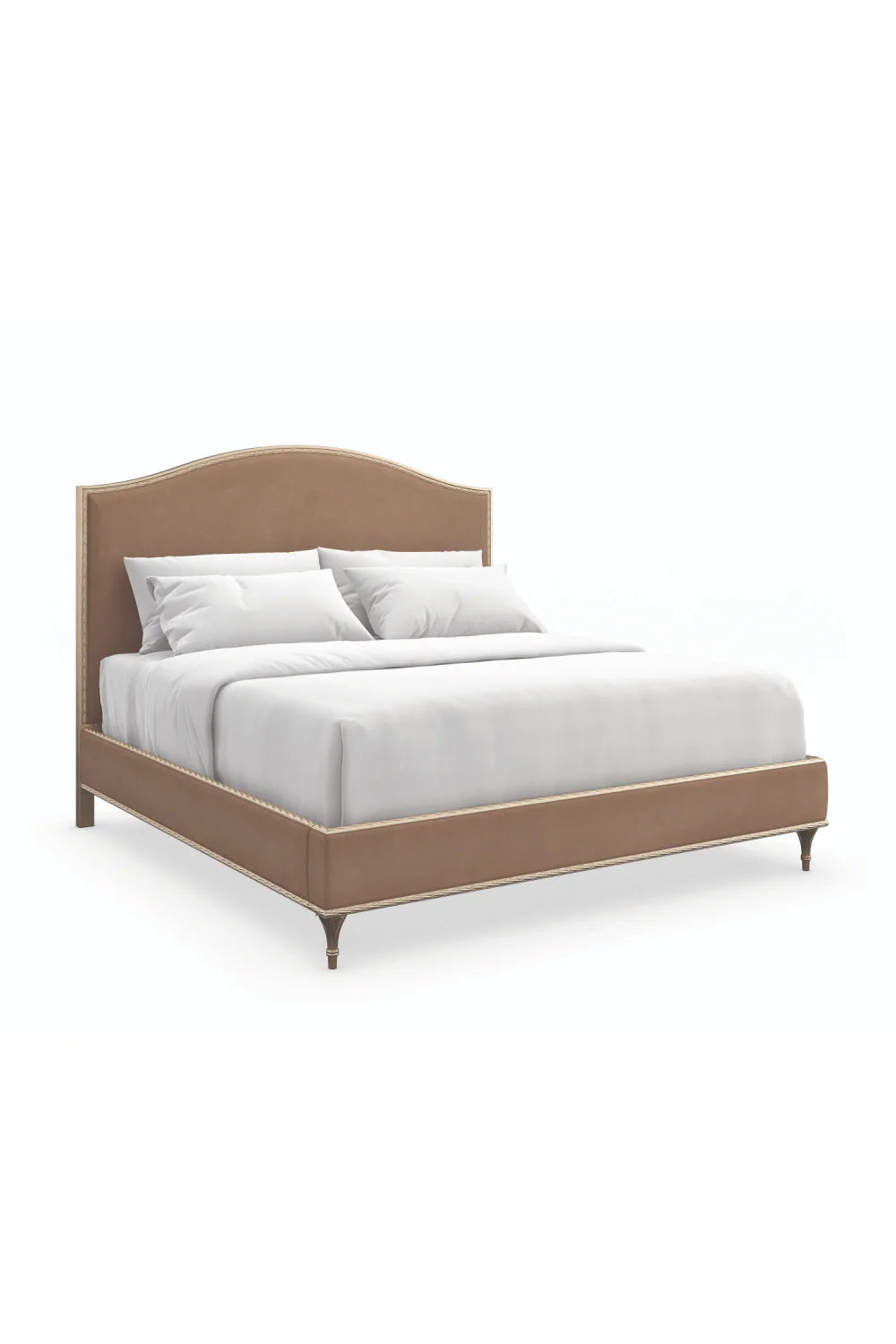 Camelback Platform King Bed