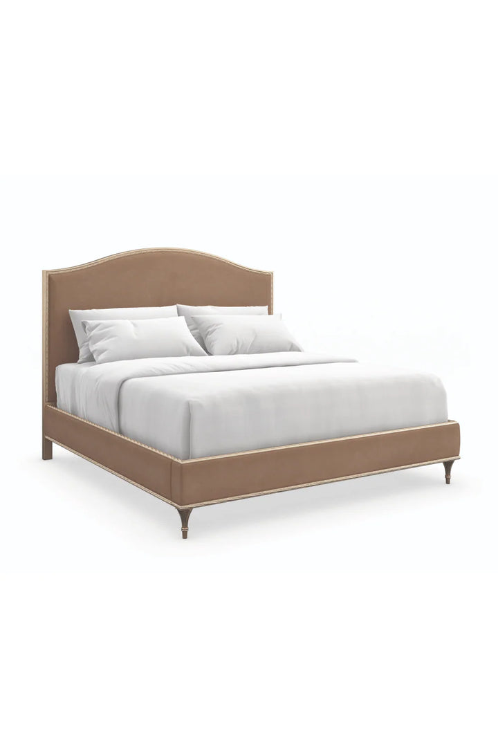 Camelback Platform King Bed