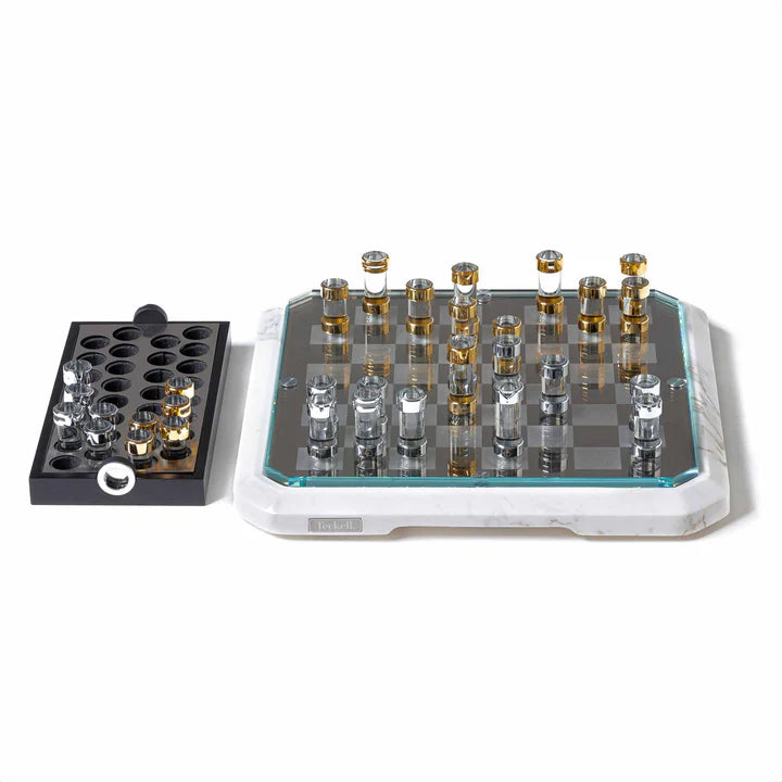 STRATEGO WHITE CHESS TABLE TL
