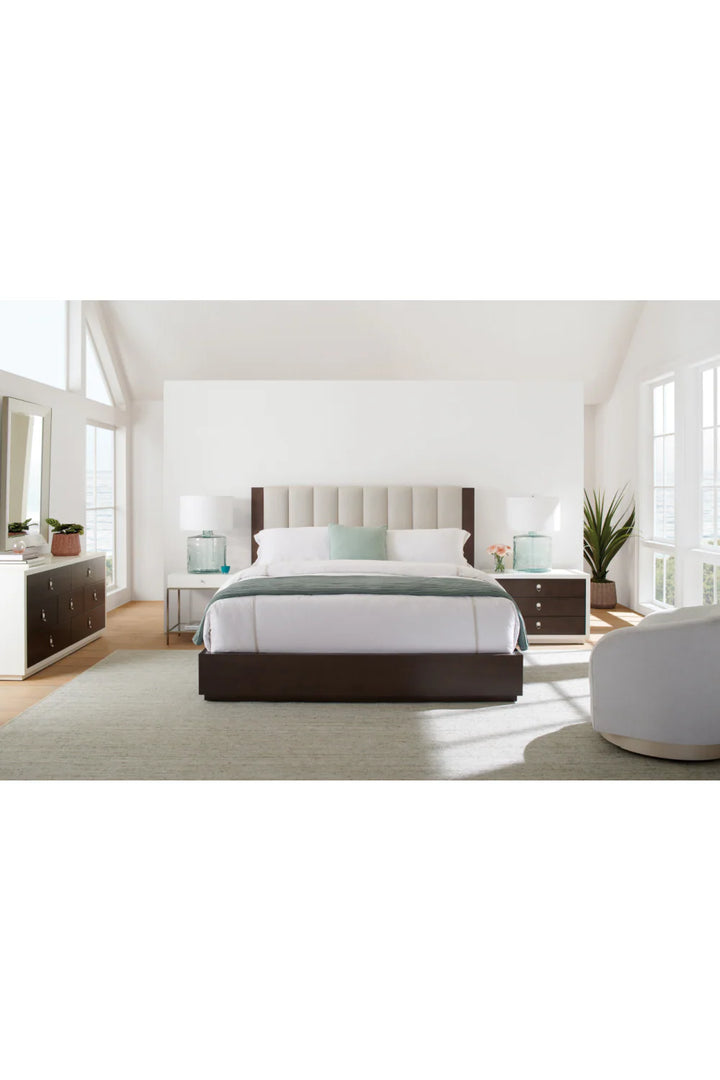 Brown Classic California King Bed