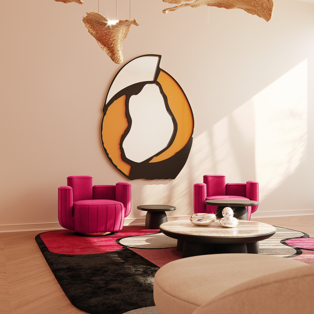 MAGENTA ARMCHAIR