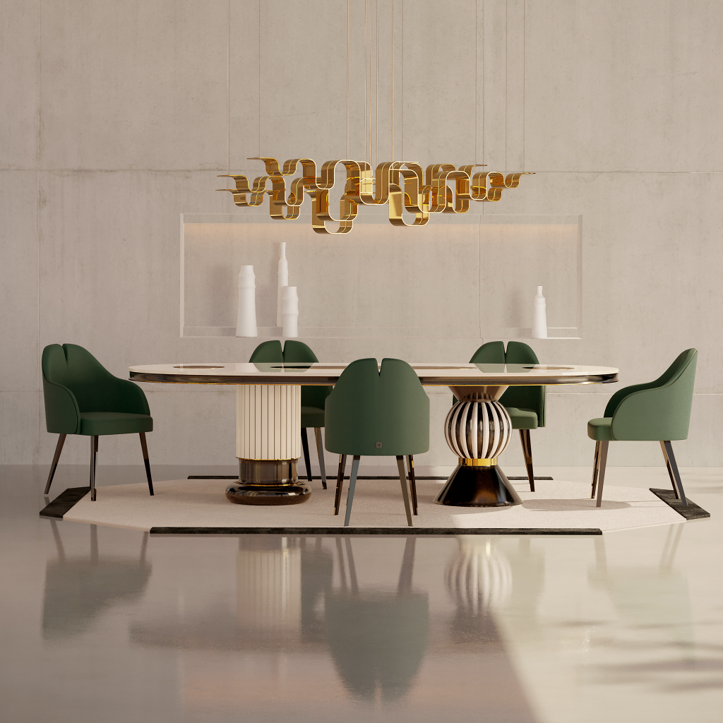 FUSCHIA DINING TABLE