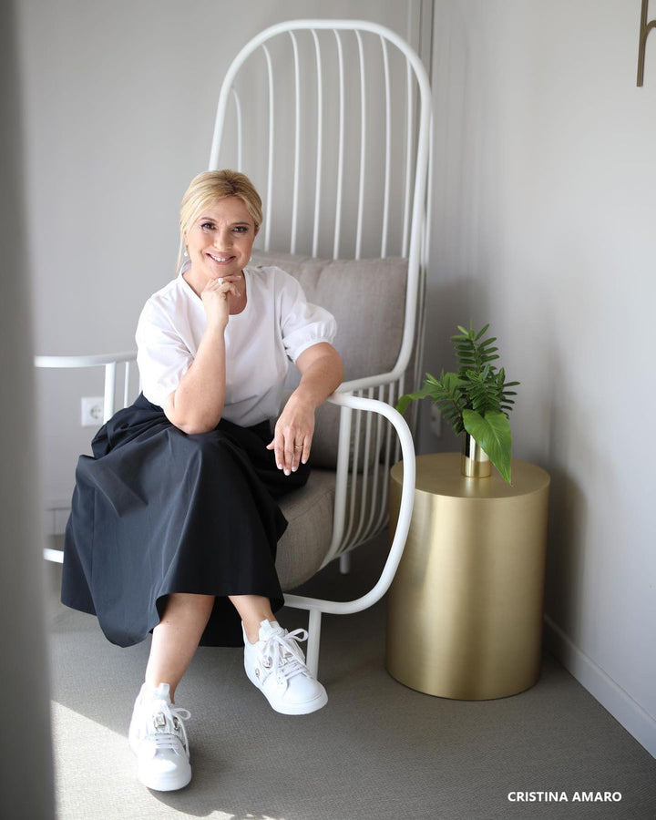 Liberty Armchair, High Back White