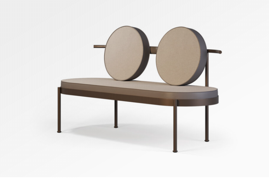 Trace Bench With Back