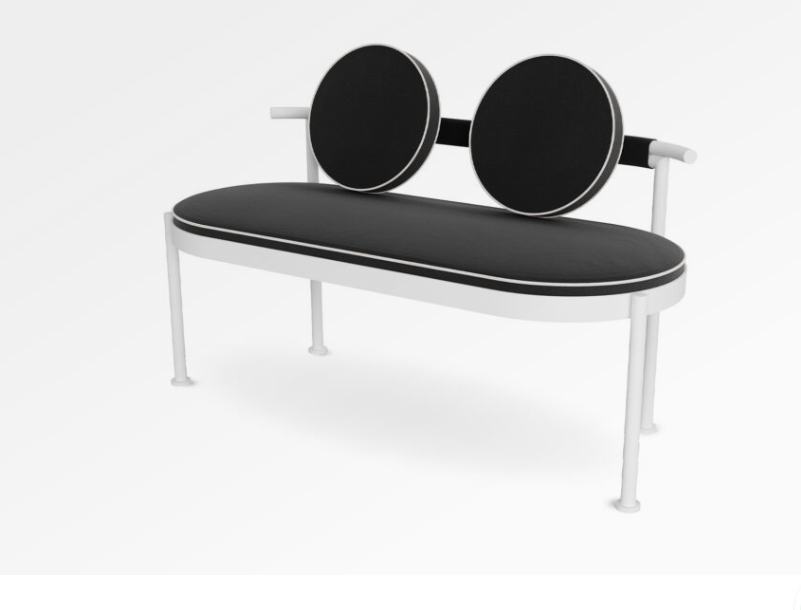 Trace Bench With Back