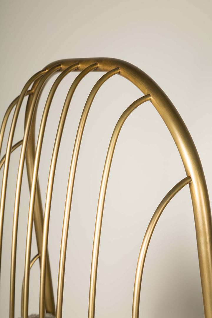 Liberty Armchair, High Back Gold