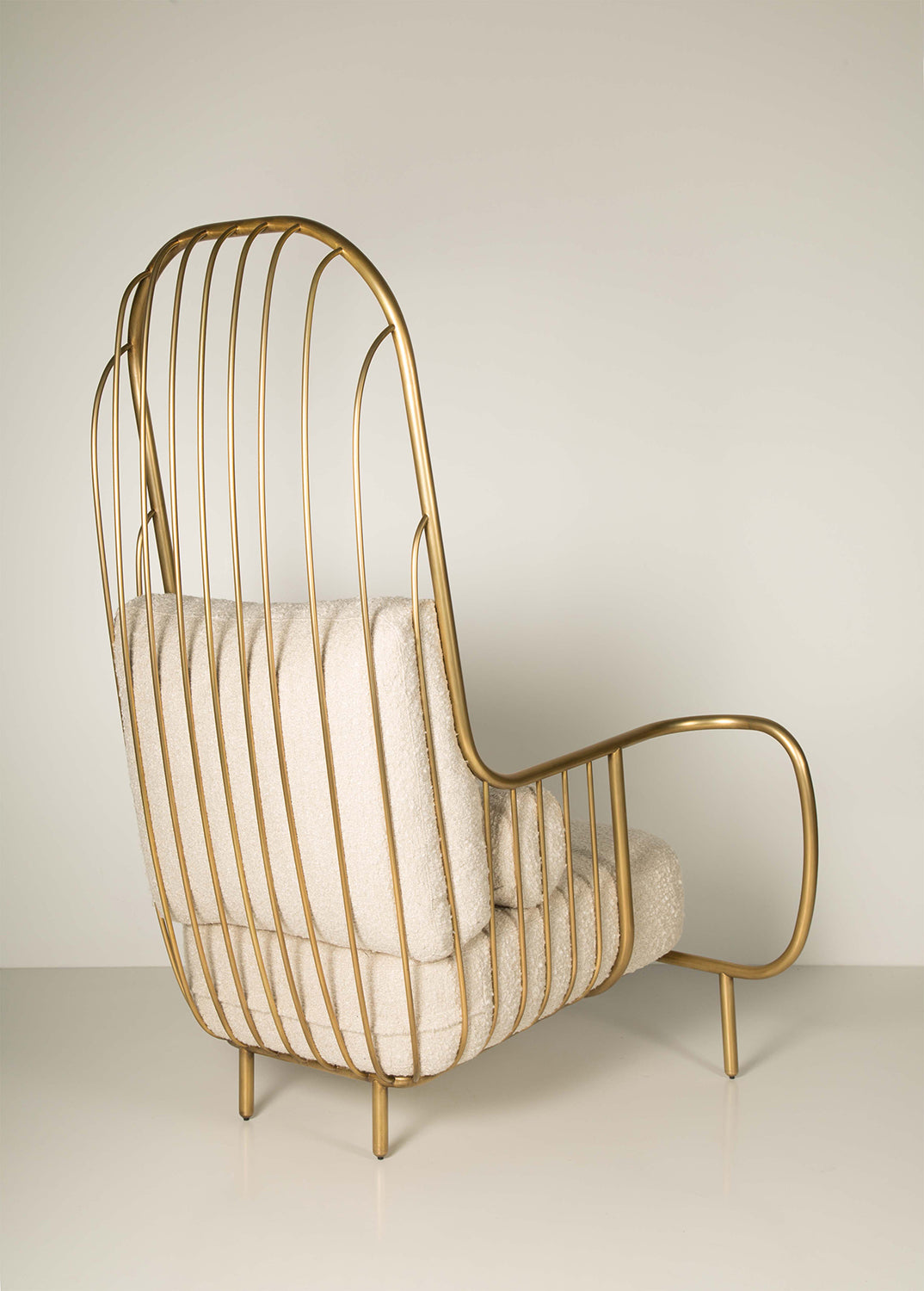 Liberty Armchair, High Back Gold