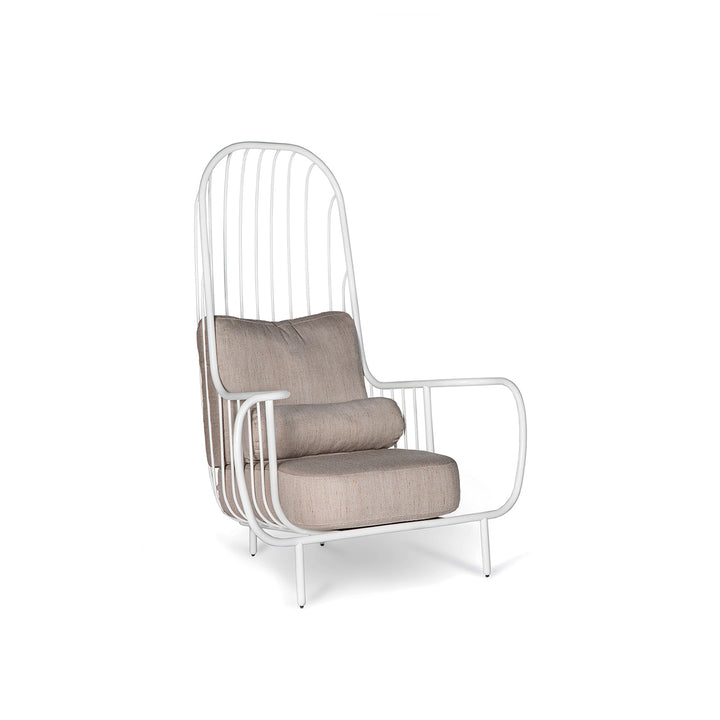 Liberty Armchair, High Back White