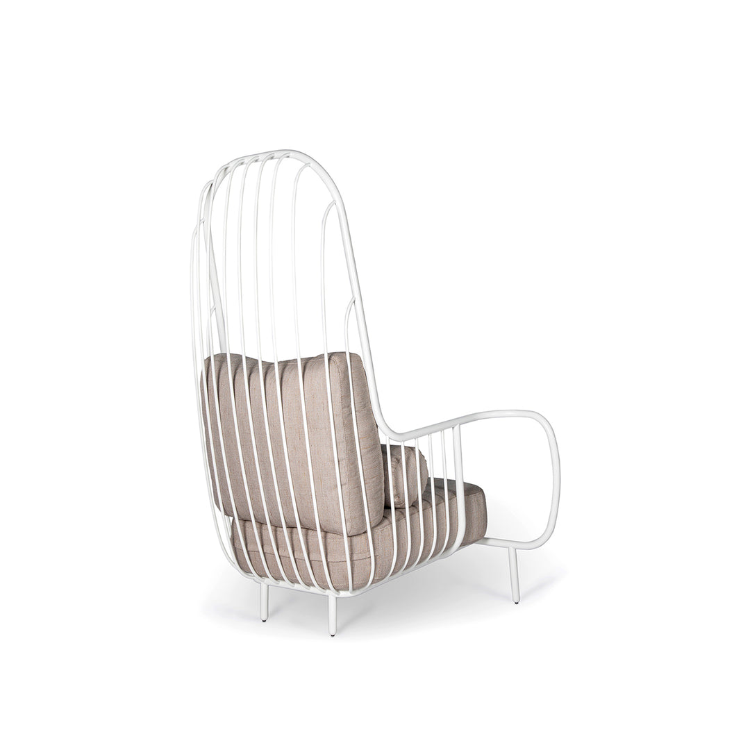 Liberty Armchair, High Back White