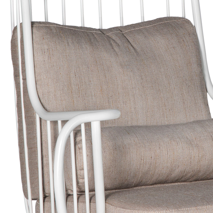Liberty Armchair, High Back White