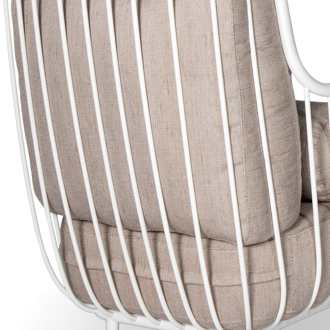 Liberty Armchair, High Back White