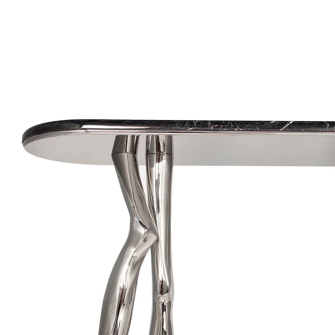 Monroe console, Nickel Plated