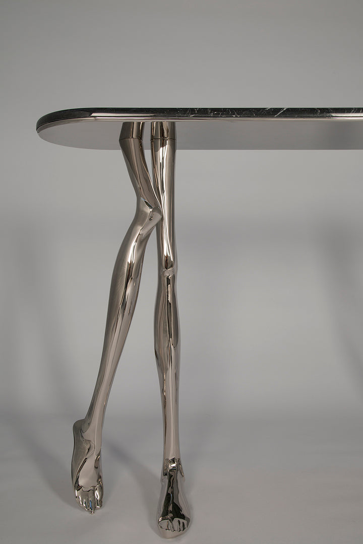 Monroe console, Nickel Plated