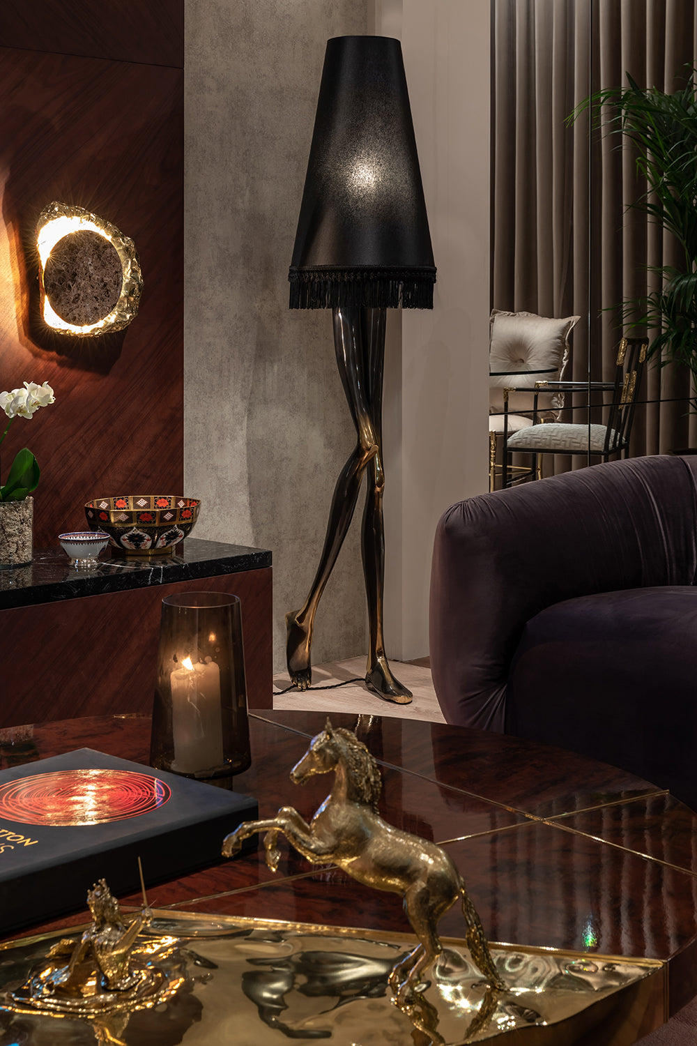 Monroe Floor Lamp Black