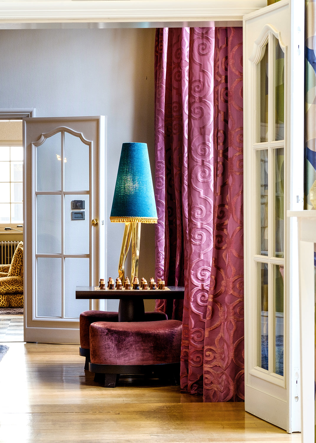 Monroe Floor Lamp Blue