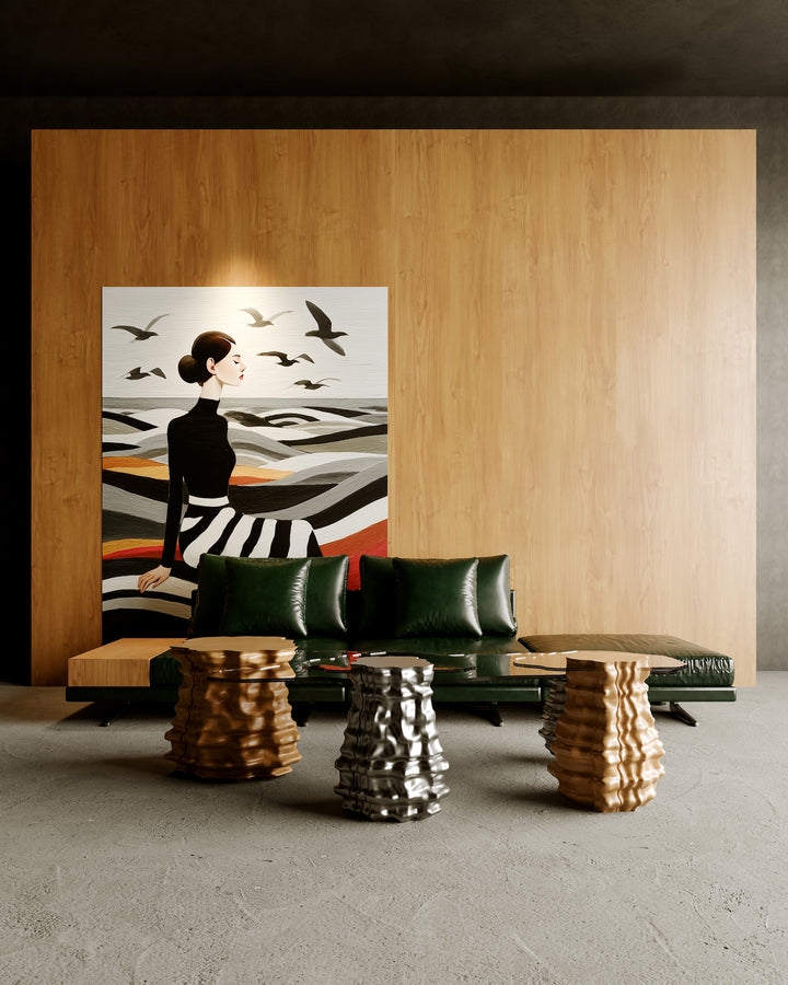 MELTED HESNSEN COFFEE TABLE