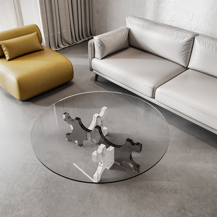 ANGELS & TABLE  COFFEE TABLE