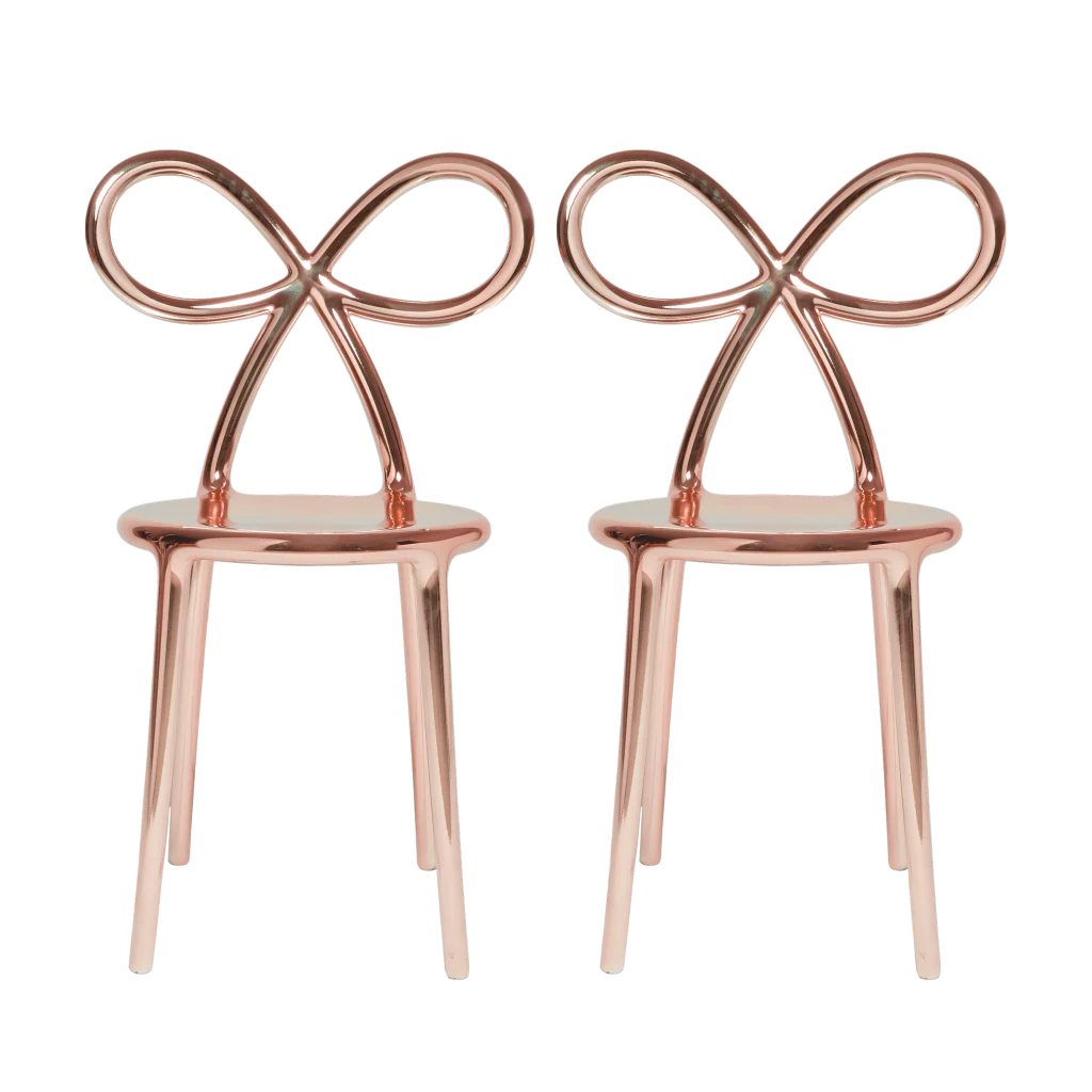 RIBBON CHAIR METAL SET OF 2