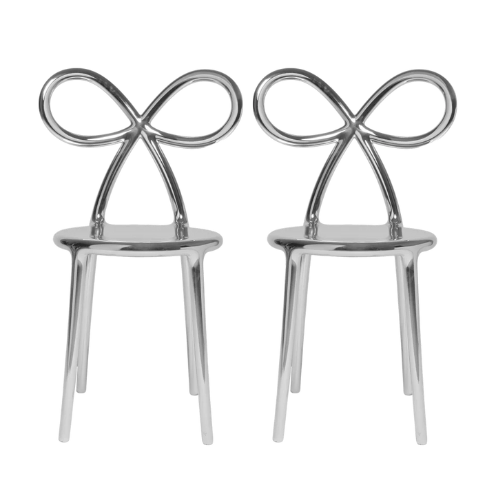 RIBBON CHAIR METAL SET OF 2