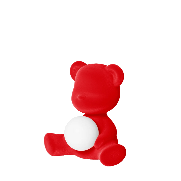 TEDDY GIRL LAMP VELVET FINISH RECHARGEABLE LED