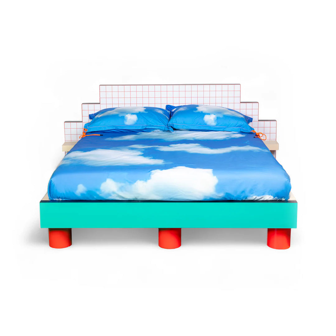 SUPERBED RED GRID