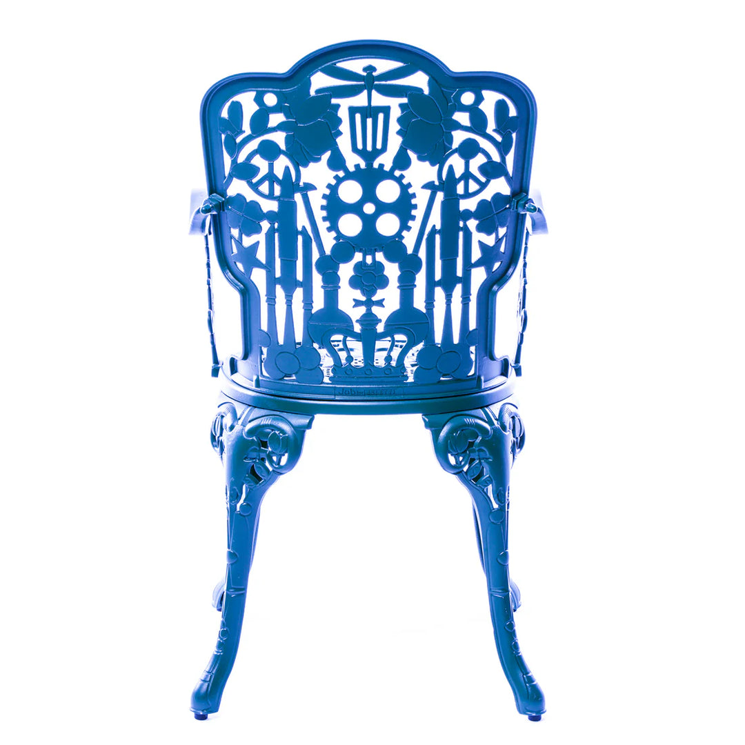 Industry Collection ALUMINIUM ARMCHAIR - SKY BLUE