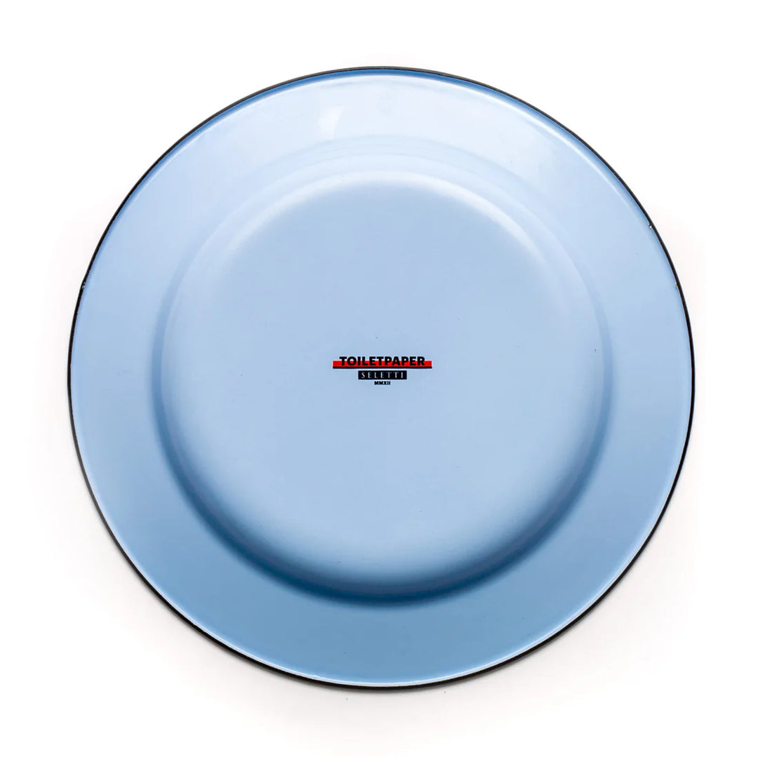 Enamel Plate Apple