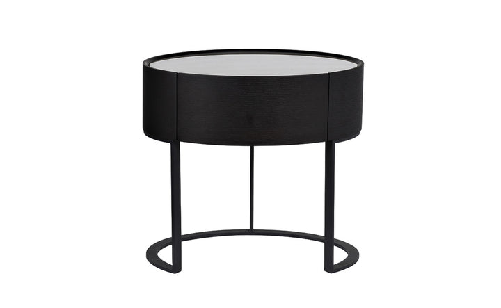 BLACK SCALA BED SIDE TABLE GD