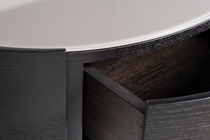 BLACK SCALA BED SIDE TABLE GD