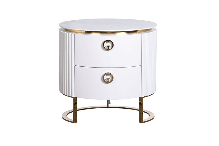 LUCIANO BED SIDE TABLE GD