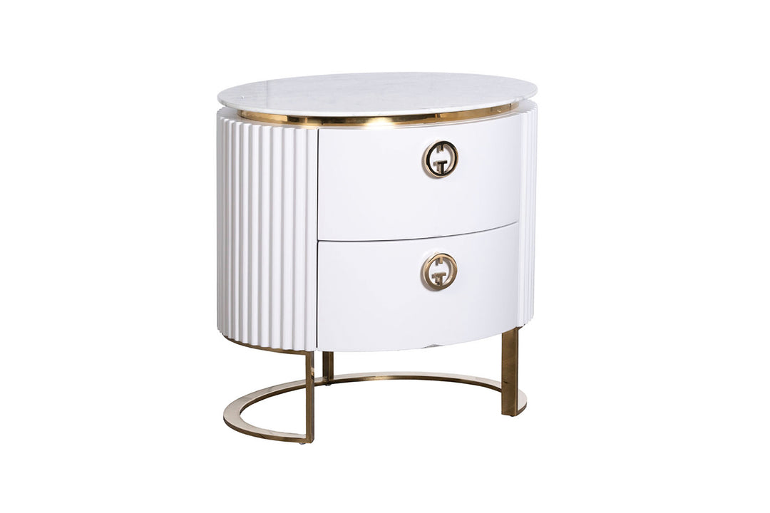 LUCIANO BED SIDE TABLE GD