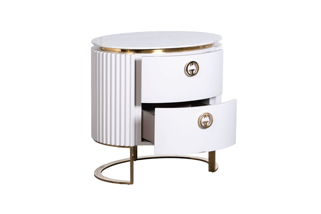 LUCIANO BED SIDE TABLE GD