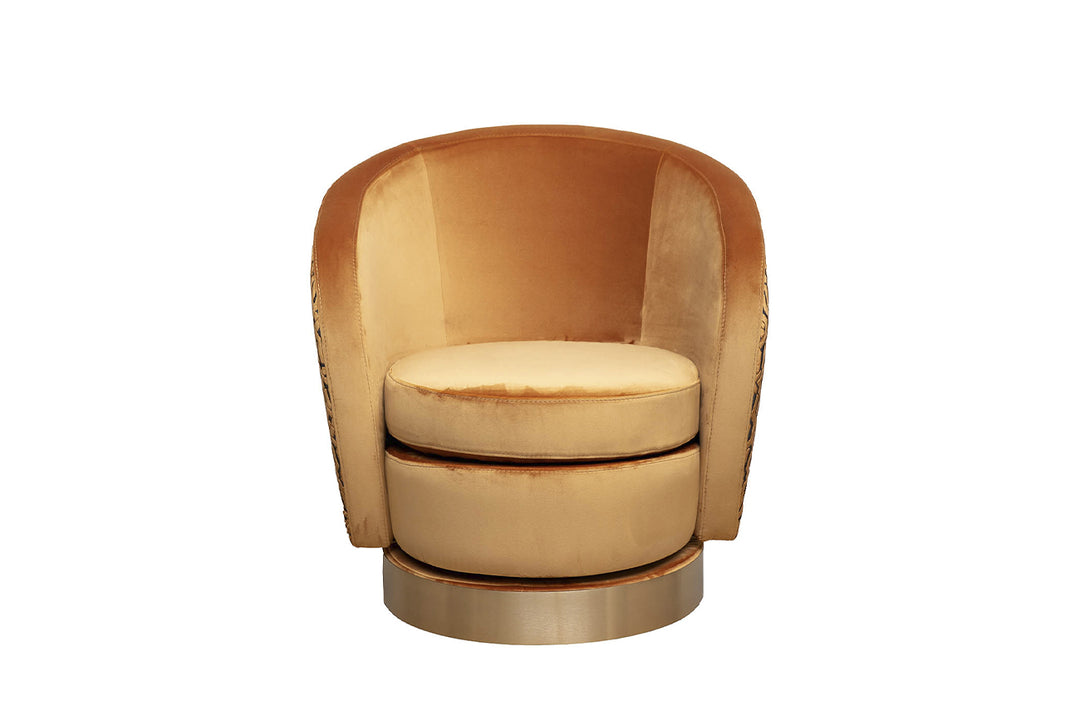 LATTICE ORANG ARMCHAIR SWIVEL GD