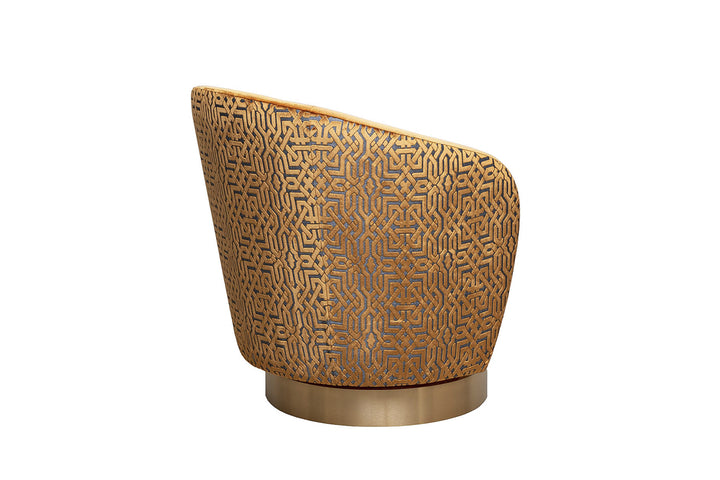 LATTICE ORANG ARMCHAIR SWIVEL GD