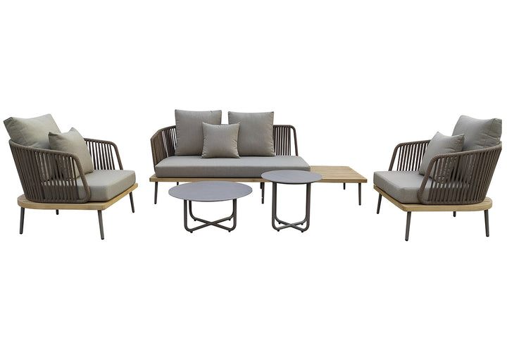 SEATER LEFTSIDED "BAYLEY" OUTDOOR GREY  GD