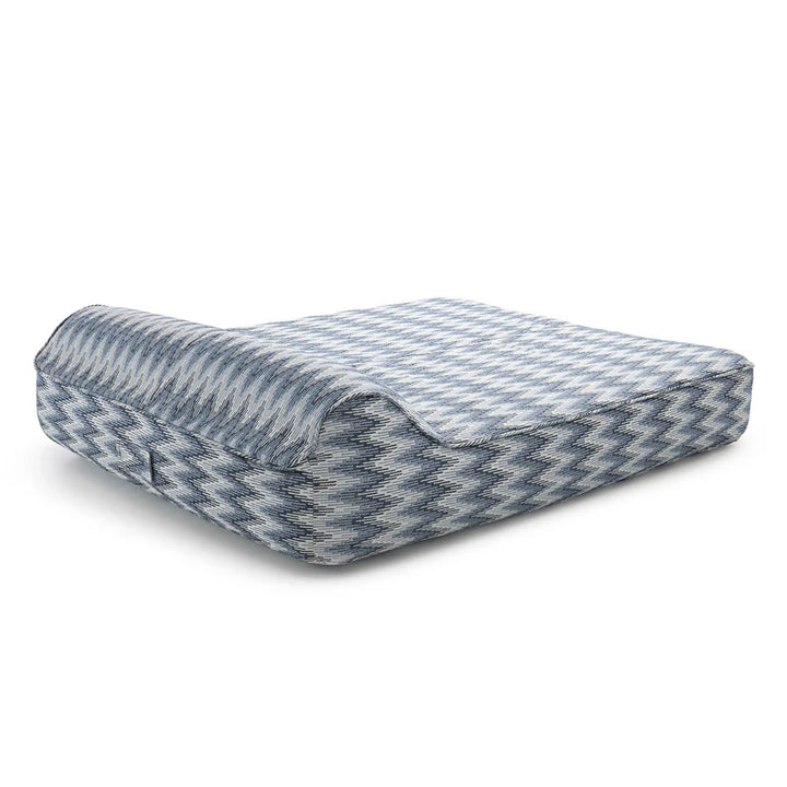 PINTAIL ZIGZAG BLUE TWIN SUNBED FC