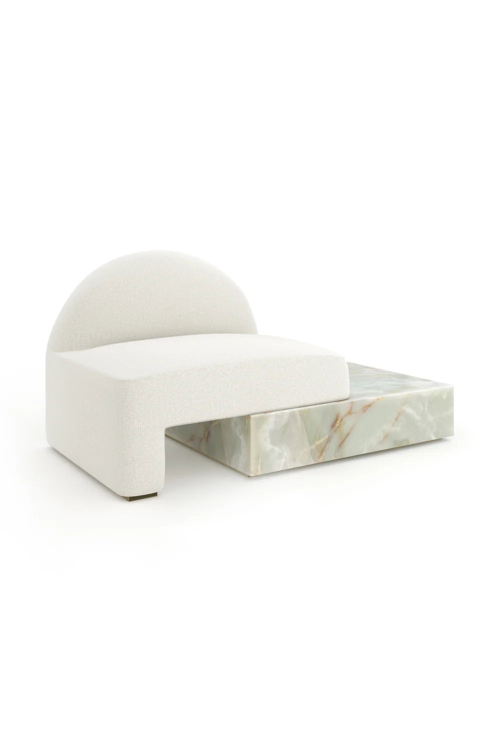 Green Onyx Base Lounge Chair