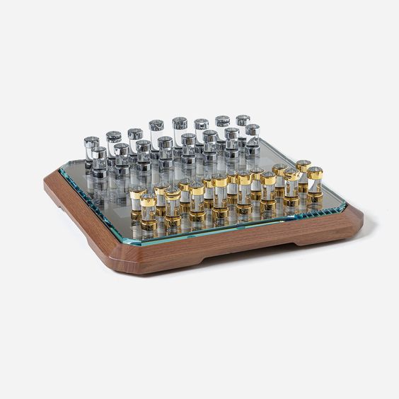 STRATEGO WOOD CHESS TABLE TL