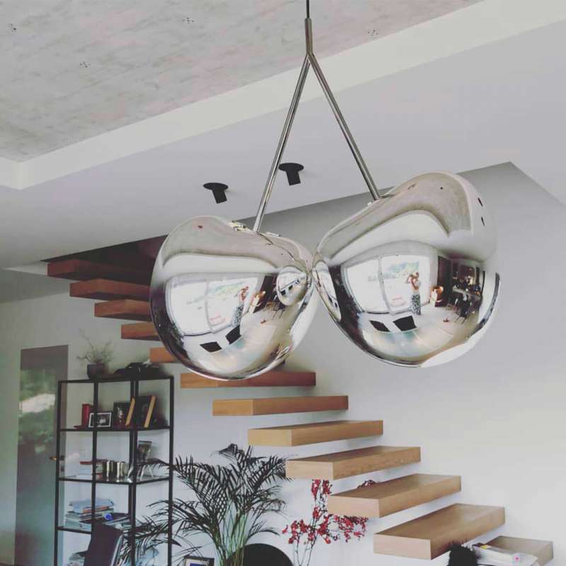 CHERRY LAMP METAL FINISH