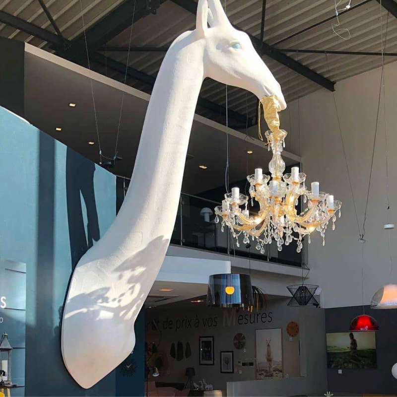 GIRAFFE IN LOVE WALL LAMP