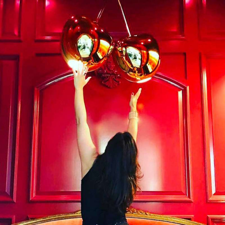 CHERRY LAMP METAL FINISH