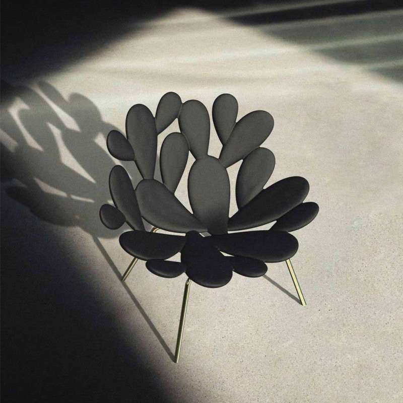 FILICUDI ARMCHAIR BRASS