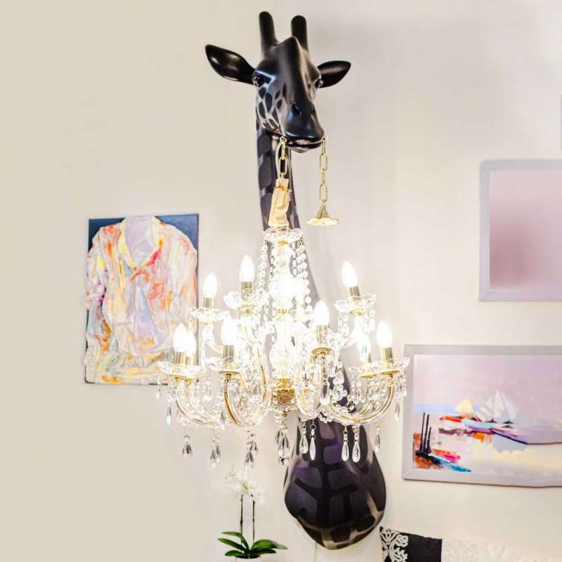 GIRAFFE IN LOVE WALL LAMP