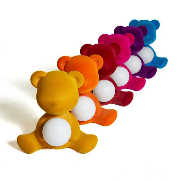 TEDDY GIRL LAMP VELVET FINISH RECHARGEABLE LED