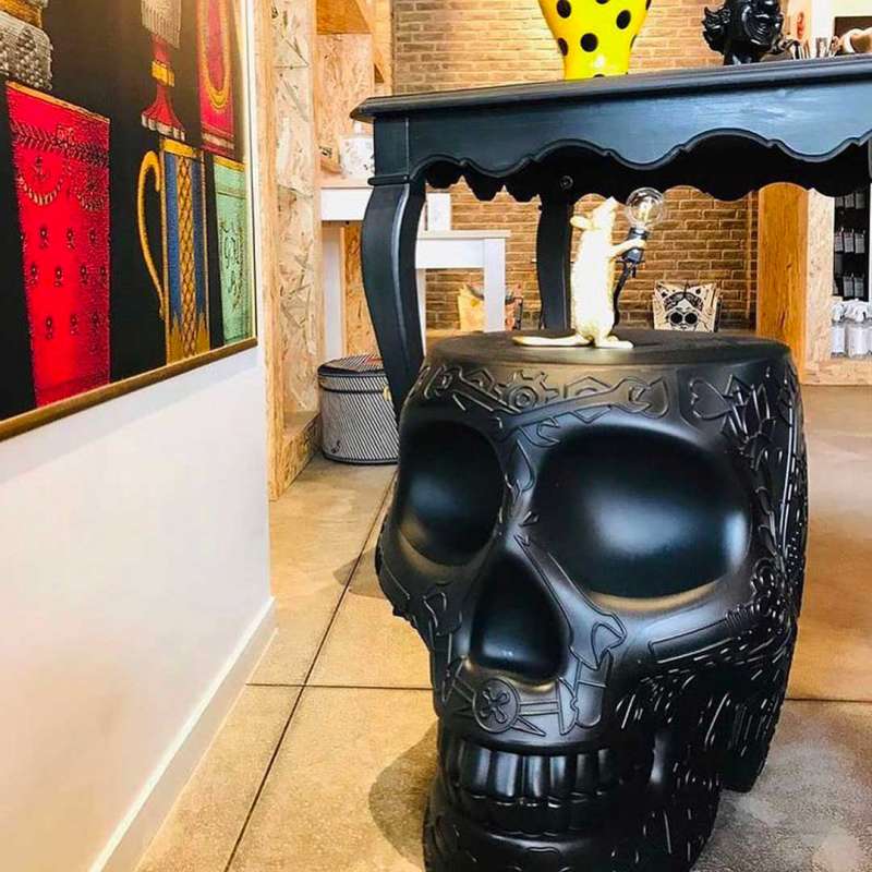 MEXICO STOOL & SIDETABLE