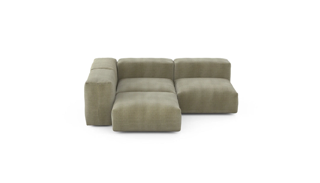 CORD VELOURS THREE MODULE SOFA  VK