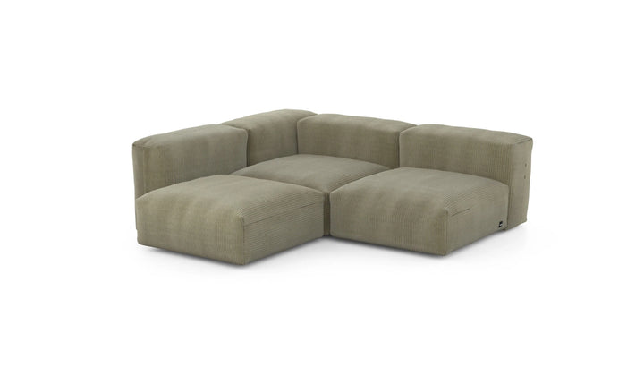 CORD VELOURS THREE MODULE SOFA  VK