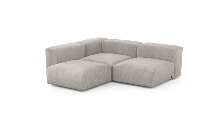 CORD VELOURS THREE MODULE SOFA  VK